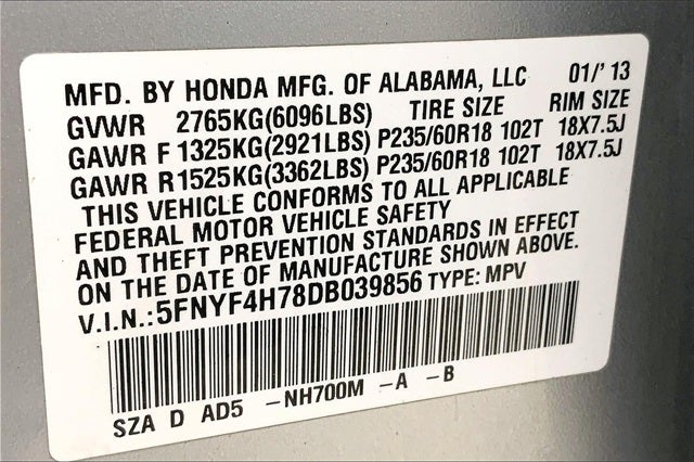 2013 Honda Pilot EX-L